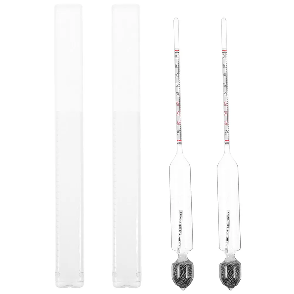 

2Pcs Glass Milk Hydrometer Lactometer for Measuring Lactate Density Accurate Easy-to-Read Scale Home Kitchen Commercial Use