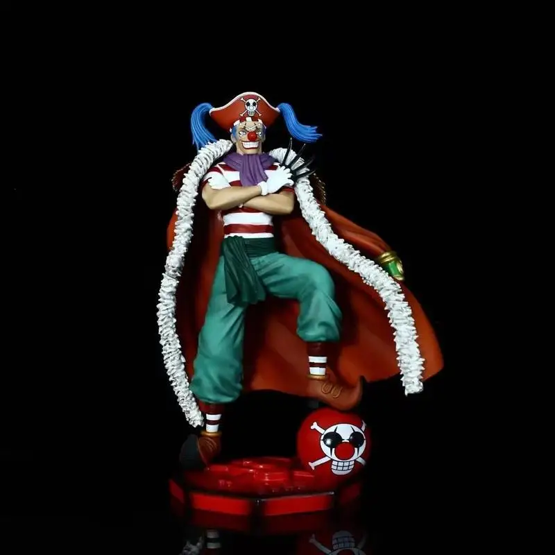 

One Piece Great Route Men Four Emperors Buggy The Clown 26cm Anime Figurine Model Desktop Ornament Collectible Toy Fan Gifts