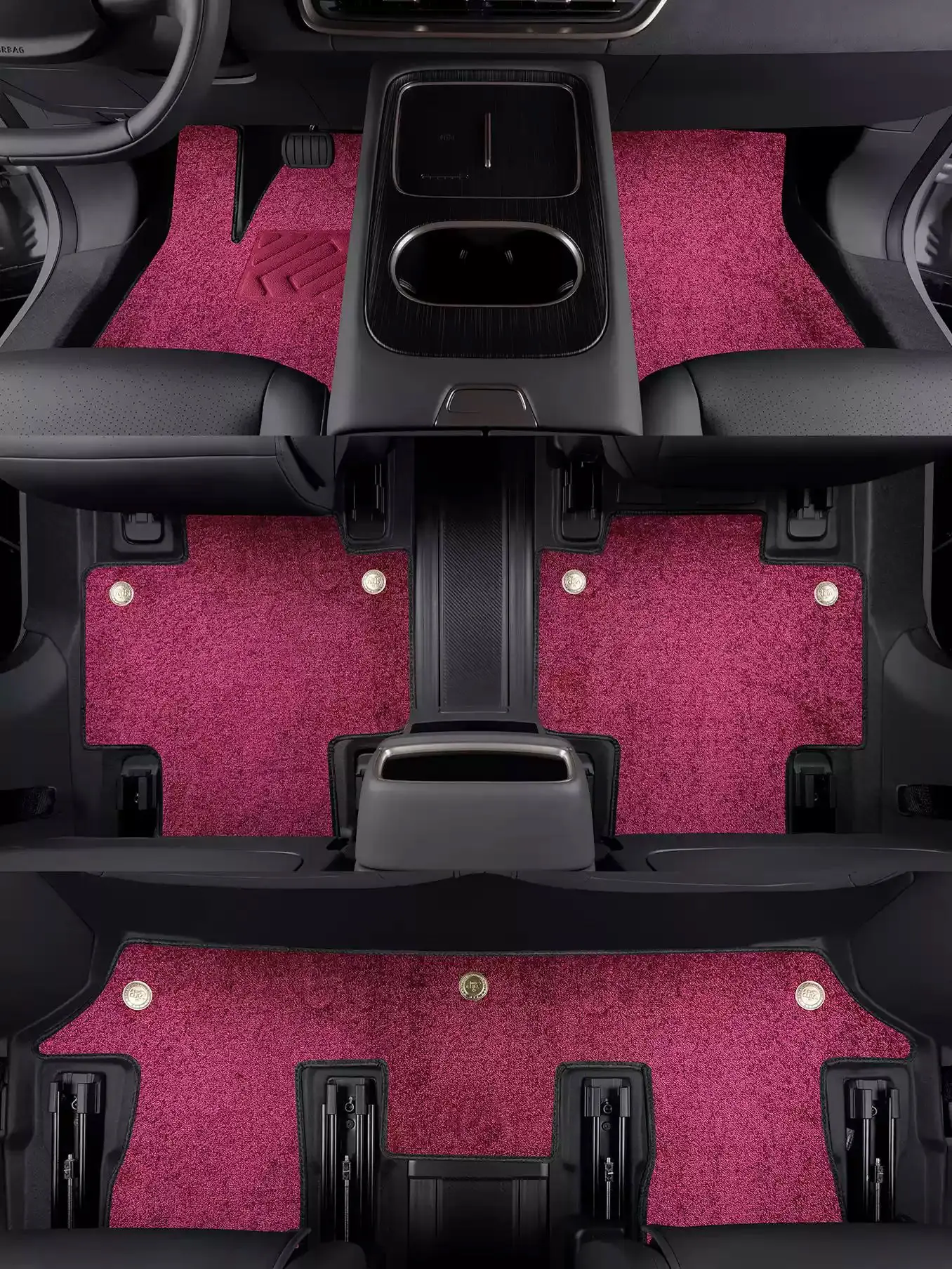 Left-Hand Drive Car Custom Fit Floor Mat For Dongfeng 008 eπ008 2024-2026 Waterproof Odorless Durable Full Coverage Floor Liner