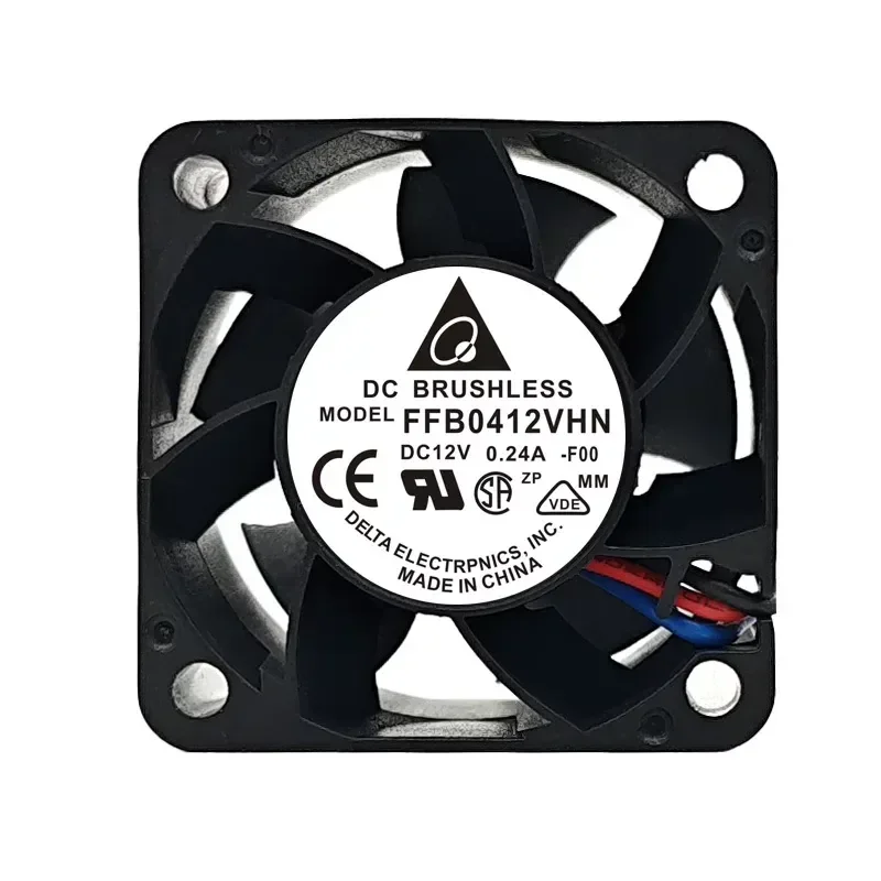 for Delta 4028 12V 4cm Double Ball Bearing High Speed Cooling Fan Large Air Volume Pressure Blower