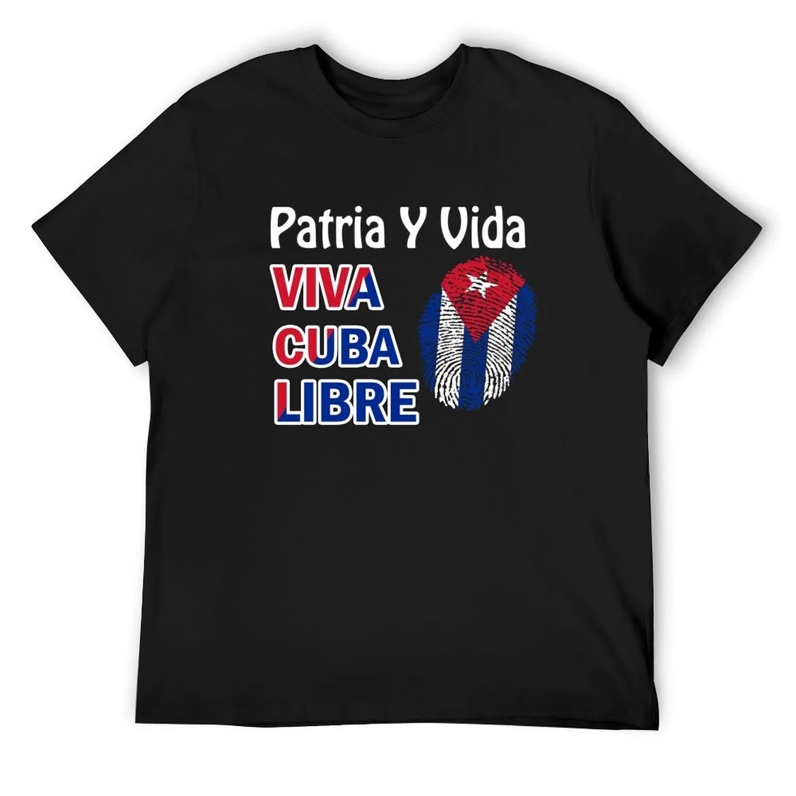 Футболка PATRIA Y VIDA VIVA CUBA LIBRE, корейская модная футболка в тяжелом весе, роскошная одежда, футболки для мужчин из хлопка