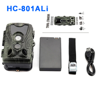 Suntekcam HC-801A-Li Hunting Camera With 5000Mah Lithium Battery 24MP Trail Camera IP65 Photo Traps 0.3s 940nm Wild Camera