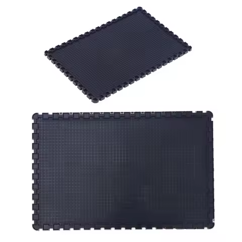 Anti-Slip Mat For Car Dashboard Non-Slip Rubber Pad Holds Phones Perfumes Cigarettes Coins Glasses Grid Pattern Pvc
