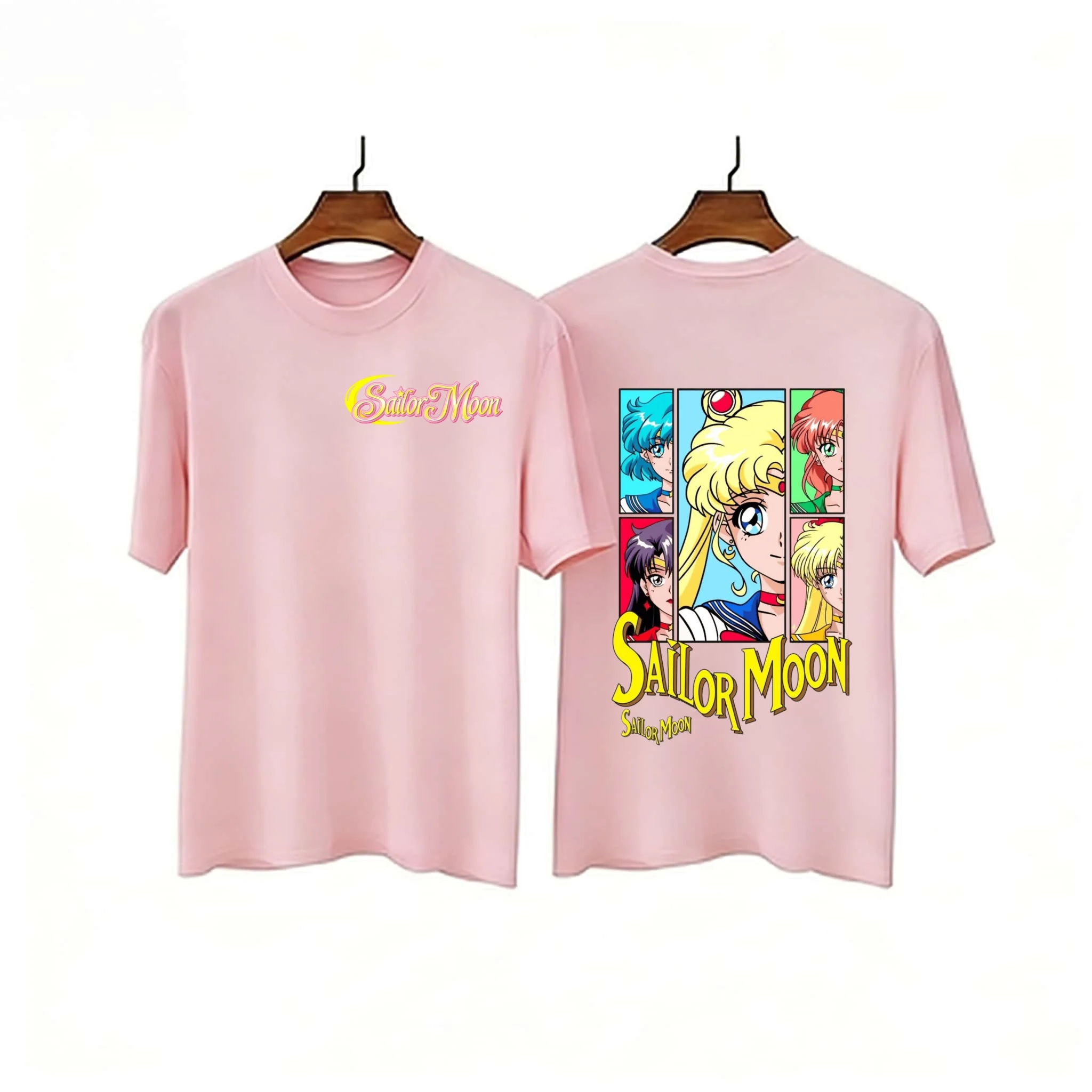 

Футболка с двусторонним принтом «Красивая девушка-воин», летняя, новая, модная, для взрослых/детей, свободного кроя, больших размеров, из дышащего хлопка