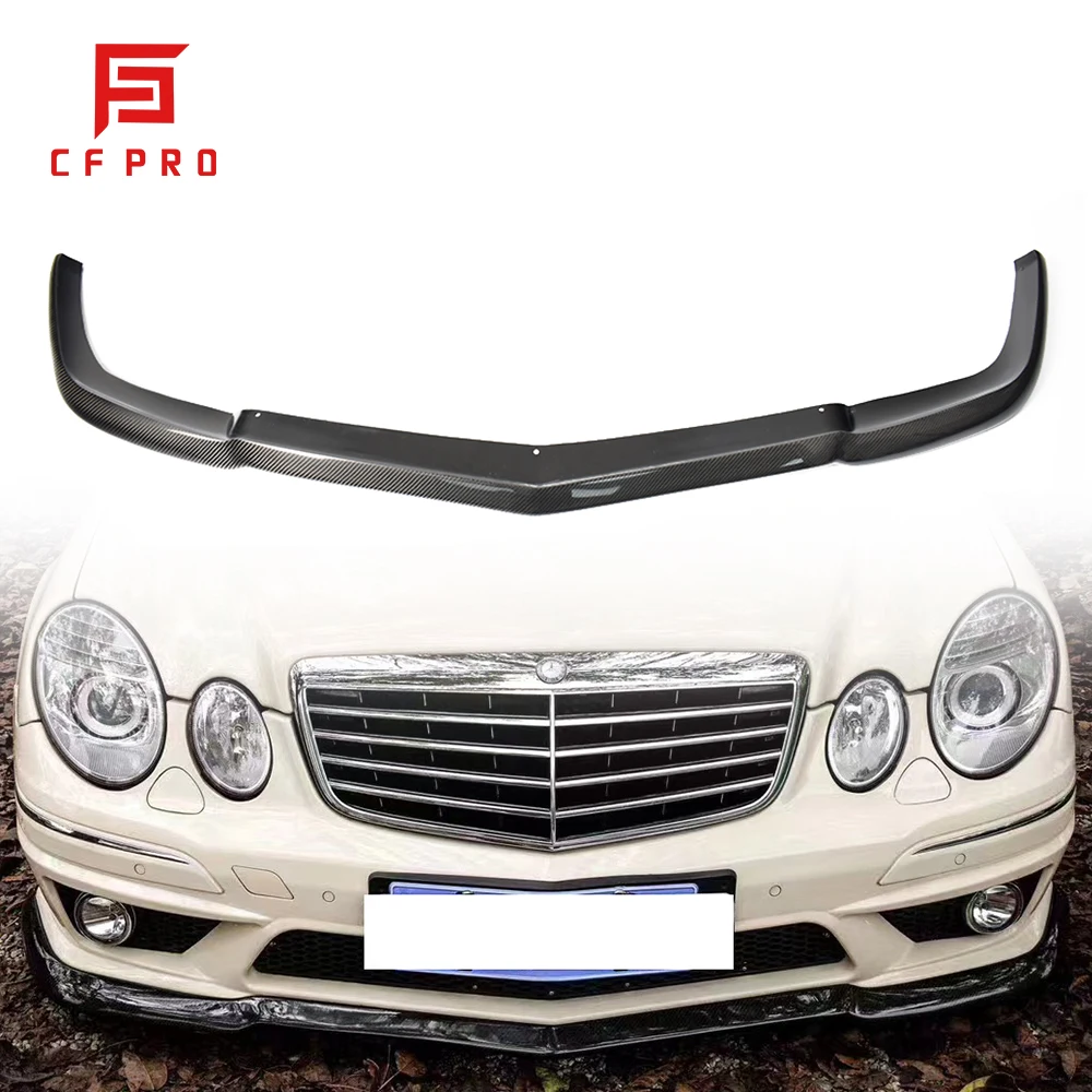 Carbon Fiber Front Bumper Lip For Mercedes-Benz E Class E63 AMG W211 Front Lip Diffuser Car Accessories