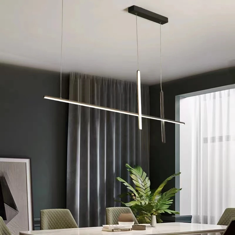 New Modern Minimalist Led Pendant Lights Dimmable Kitchen Office Pendant Light Indoor Home Decoration Lighting Fixtures