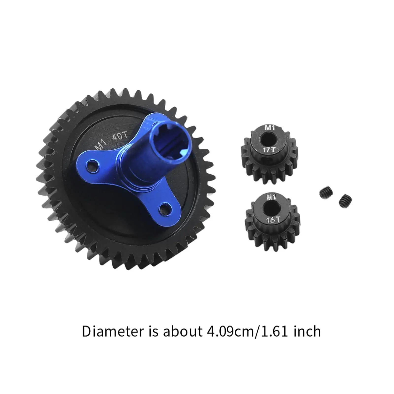 3 Pieces 1:10 Metal Spur Gear Slipper Clutch RC Model Vehicle Parts Replace Parts M1 Gear for 4S 1/8 Typhon DIY Modified Trucks