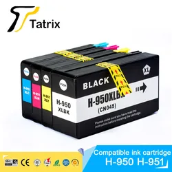 Tatrix Compatible HP 950XL 951XL Ink Cartridge for HP 950 951 for Officejet Pro 251dw/276dw/8100/8600/8610/8620/8630/8640/8650