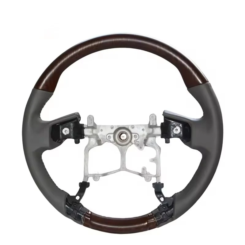 Wooden Car Steering Wheel For Toyota Prado FJ150 2010-2016 / Tacoma 2014-2023 / Tundra 2014-2022 / 4 Runner 2010-2023