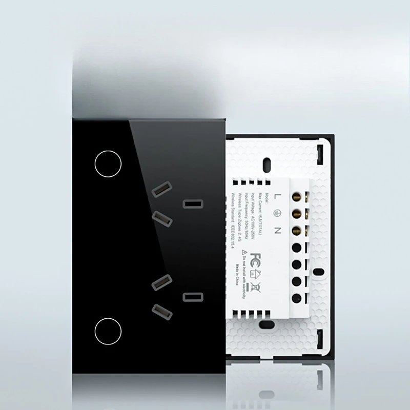 

Graffiti WiFi smart Australian standard socket metering voice dual socket