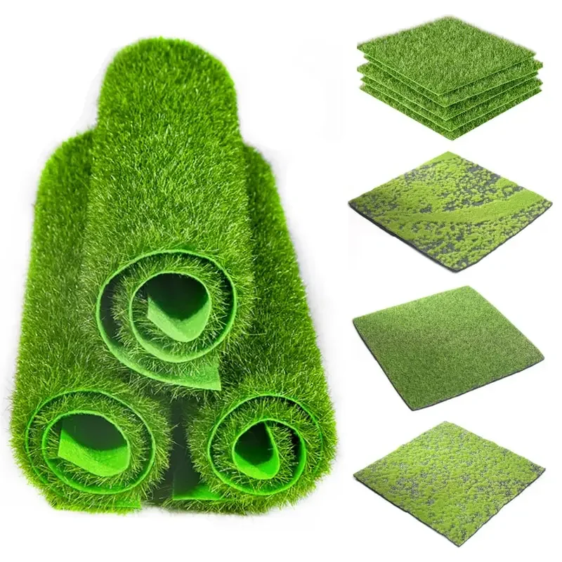 30x30cm Artificial Grassland Simulated Lawn False Moss False Tturf Small Court Landscape Scene Layout Decoration Plant Decor image 6