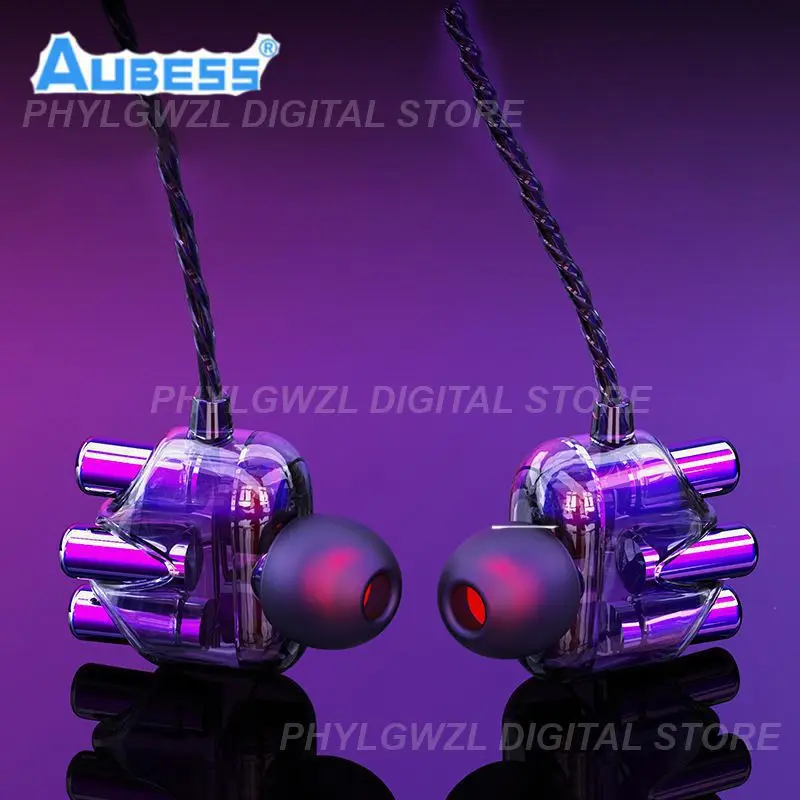 

Wired Headset 6d Stereo High And Low Pitch Quality Sports Headphones Earplug Earphone Treble And Bass Earphones