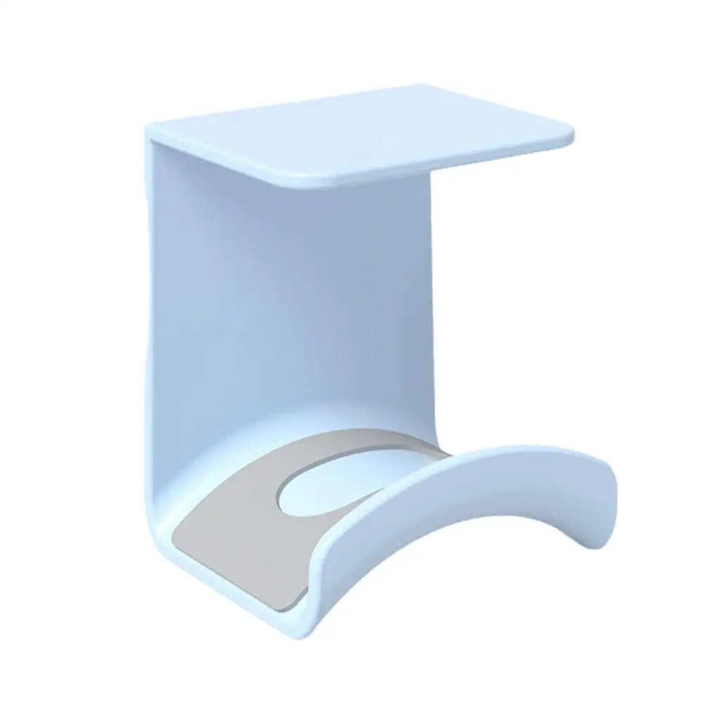 Soporte Universal de plástico para auriculares, montaje en pared sin agujeros para auriculares, estante para juegos, almacenamiento adhesivo P0b3