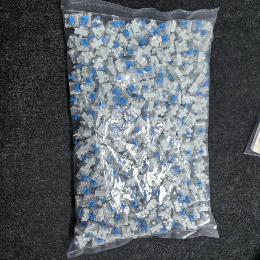 20Pcs Plastic Mechanical Keyboard Switches Dustproof Tactile Key Switch Clicky Silent Switch Replacement Parts