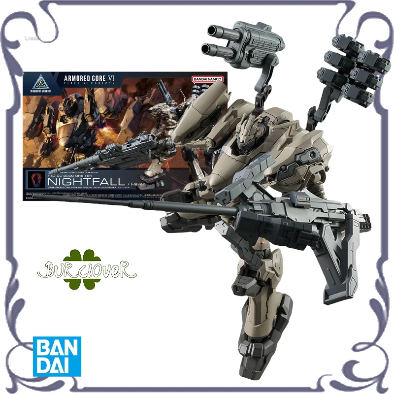 

Оригинальный BANDAI 30 MINUTES MISSIONS RaD CC-2000 ORBITER ночной падение, фигурка в сборе, модель игрушки, коллекционные подарки на складе