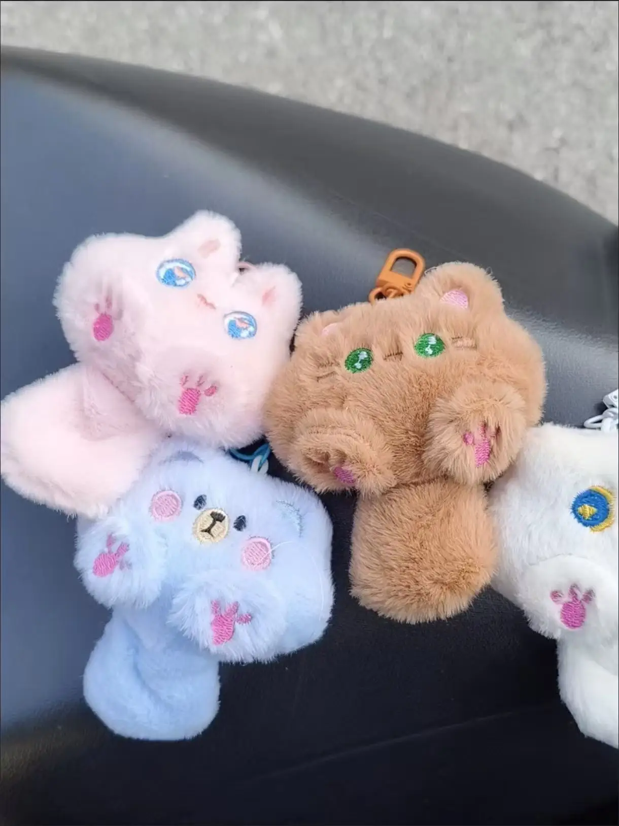 Cute Plush Cartoon Cat Doll Pendant Soft Cute Girl Backpack Decoration Pendant Doll Student Gift