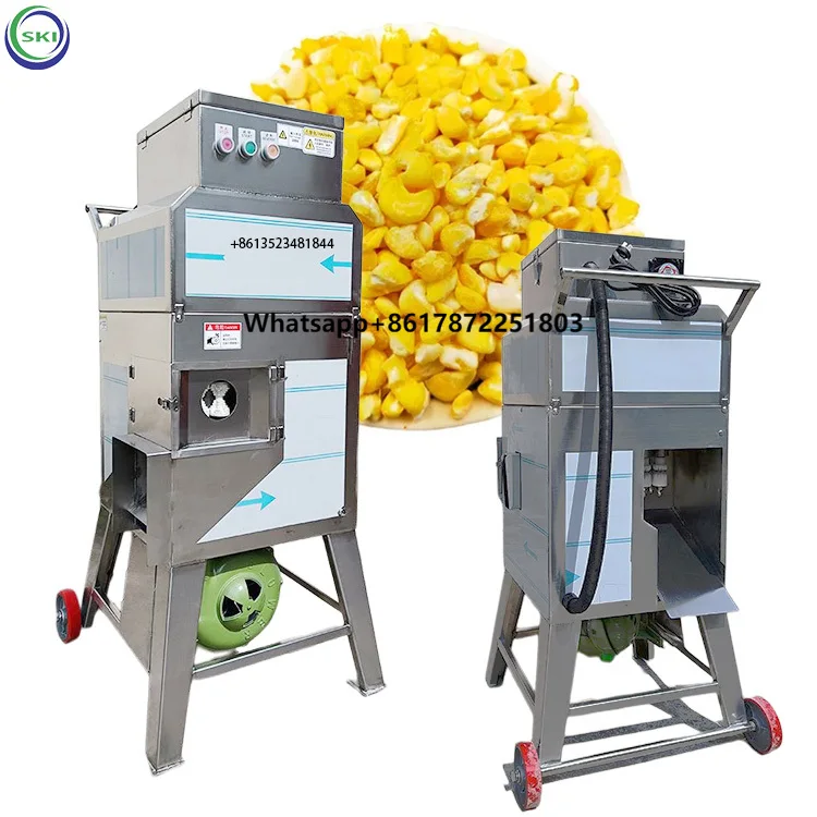 Automatic Fresh Corn Pelleting Machine Sweet Corn Thresher Machine Corn Thresher for Restaurant