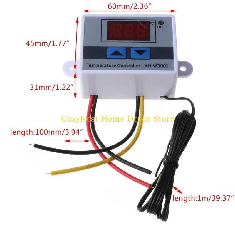 Modulo temperatura temperatura LED digitale 92mf Termostato raffreddamento a riscaldamento AC110-220V