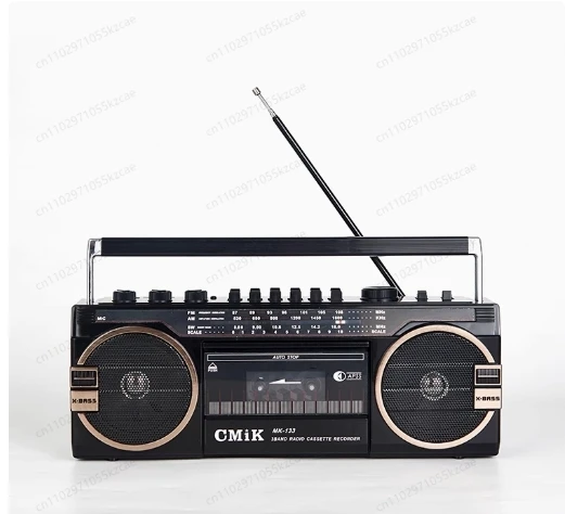 

Антикварный мощный четырехдиапазонный магнитофон, магнитофон, радио, USB SD-карта, Bluetooth