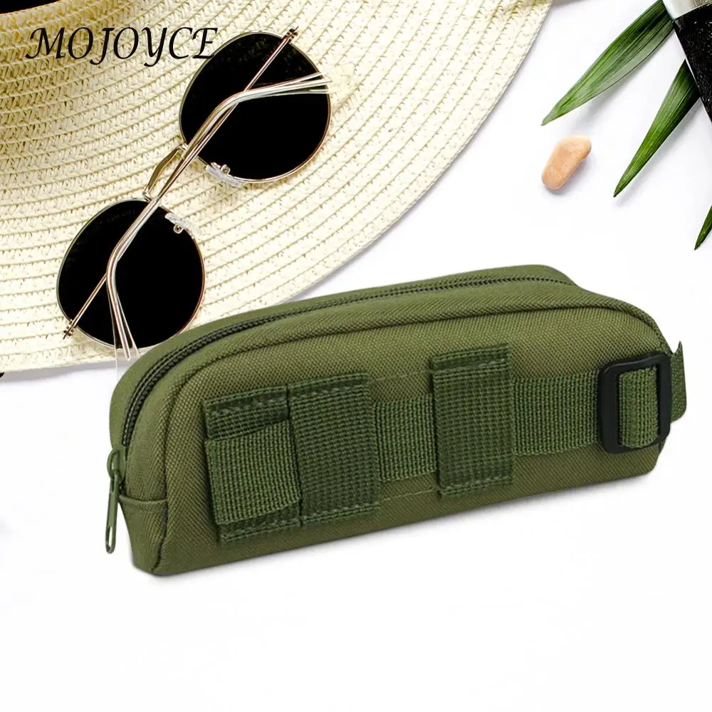 Outdoor Jacht Zonnebrillenkoker Militaire Molle Pouch Taille Hangende Bril Opbergdoos 600D Nylon Harde Brillentas