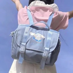 Sanrios Cinnamoroll Kuromi Melody Messenger Tote Bag Cartoon Shoulder Bag Cute Backpacks Fashion Handbag Birthday Christmas Gift