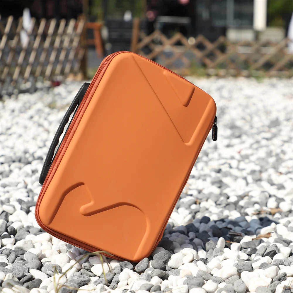 Bolsa de câmera para dji osmo action 5 pro/4/3 pu rígido multi à prova de arranhões alça de armazenamento acessórios portáteis bolsa de transporte