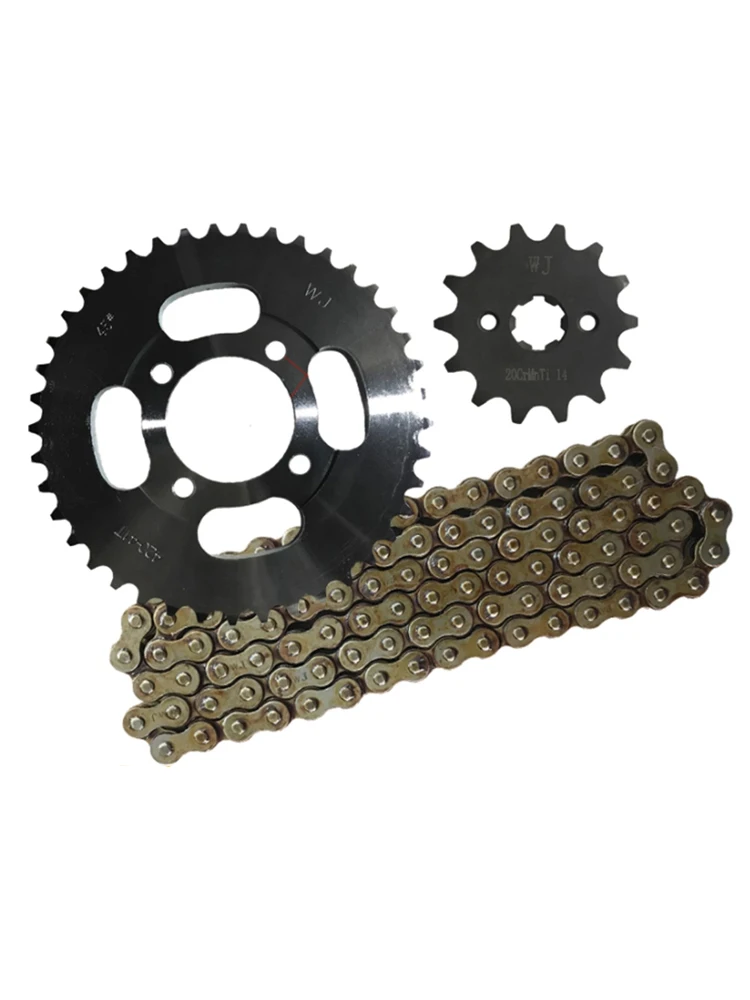 

Motorcycle Chain Sprockets Set for Honda Dayang Dayun Lifan Loncin Jialing JH70 CD70 JL70 Cub 70 420/428 Transmission Sprockets