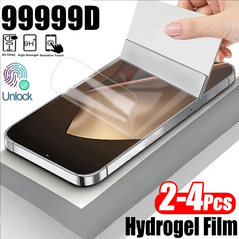 

2-4Pcs Anti-Scratch Hydrogel Film for Xiaomi 15t Pro Screen Protector for Xiaomi 14t 13t Pro 14 13 Silicone Film not glass