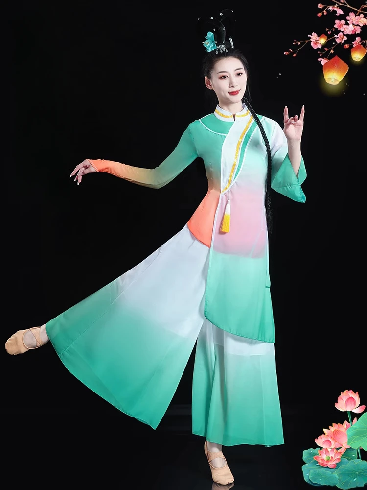

Classical dance costumes with ancient style and elegant gauze clothing, performance costumes with Chinese style and modern dance