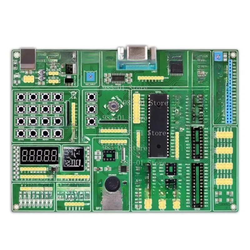 PIC-EK Learning Development Board, Equipped with PIC16F887 Microcontroller with Supporting Routines