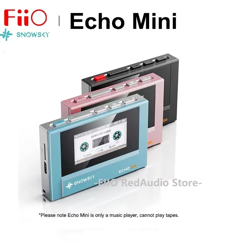 

FiiO SnowSky Echo Mini HiFi Bluetooth MP3 Walkman Pure Music Player 15Hours Playback 3.5mm 4.4mm Headphones Output