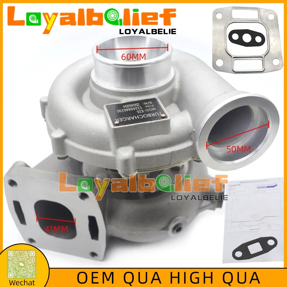 

For Volvo Marine Ship AQAD41A AD41P TAMD41B 147kw 150kw 36.0L1983-03 53269886290 53269706497 53269886497 53269706290 K26 Turbo