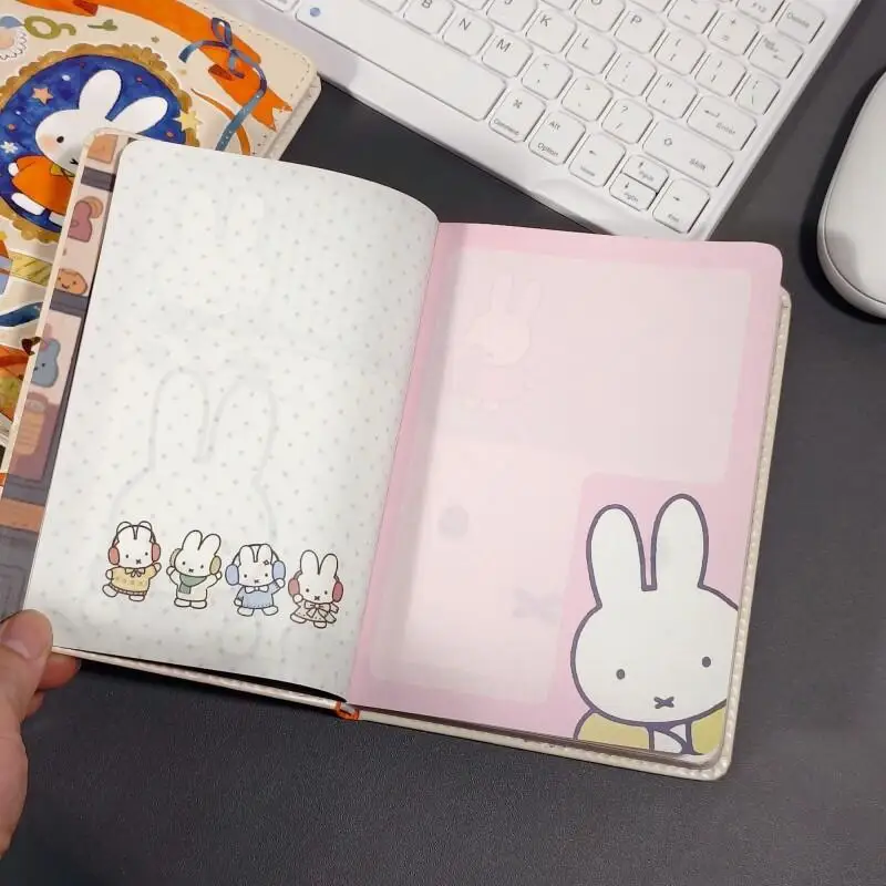 Nijntje Notebook Leuke Cartoon Creatief Eenvoudig Kantoor Student Kleurrijke Binnenpagina Cartoon Notebook Vakantiecadeau