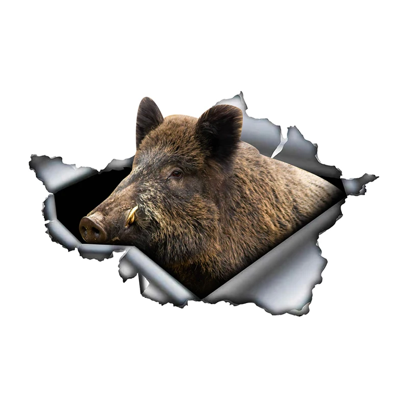 21905# Wild Boar Car stickers Boar stickers Wild boar decal Forest animals Auto stickers Big boar sticker Auto