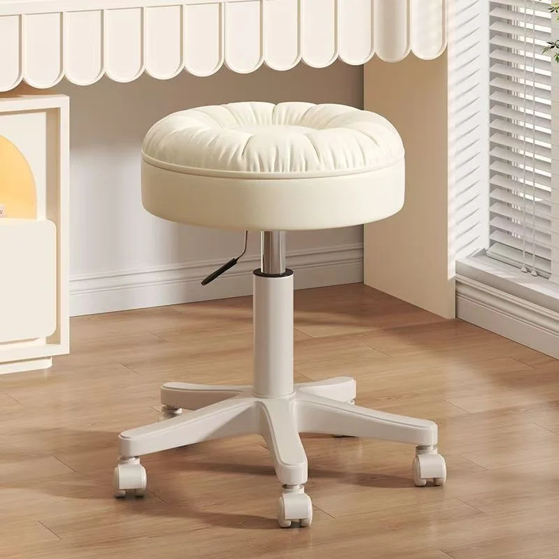 Moderner und Schlichter Verstellbarer Stuhl Schminkstuhl 360° °   Drehbare Stühle, Heimstuhl, Nagelstudio-Stuhl, Praktischer Schminkstuhl, Neuerscheinung