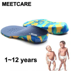1-12 Years Kids Orthopedic Insole X O Type Legs Arch Support Shoes Cushion Children Feet Valgus Correction Flat Foot Feet Care
