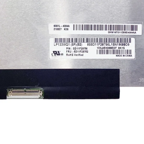 LP133WQ1 SPB2 13.3 inch Matrix Replacement Laptop LCD Screen Panel Display 2560(RGB)×1600
