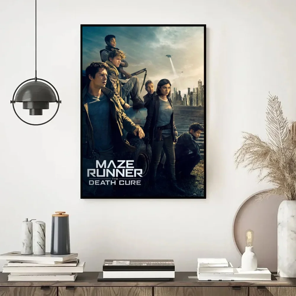 The Maze Runner Good Quality Prints and Posters Whitepaper Sticker DIY Room Bar Cafe Vintage Decorative Painting