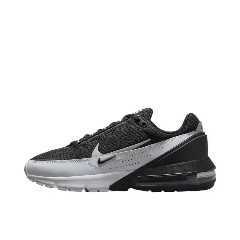 حذاء الجري Nike Air Max Pulse المريح والمريح منخفض الارتفاع للرجال والنساء باللون الأبيض والأسود