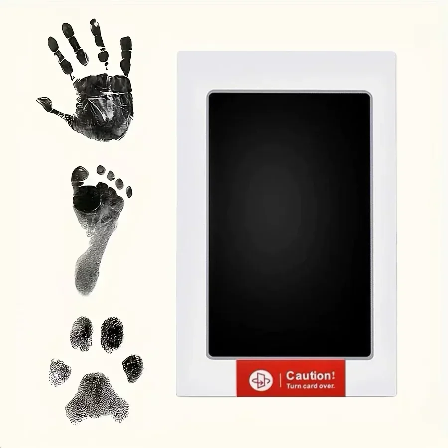 vvocci Stempelkissen für Fußabdrücke und Handabdrücke, Baby- und Haustierabdrücke, Sicher, Ungiftig, Berührungslose Hautfreundliche Tintenlose Sets, Katzenpfotenabdrücke, Souvenirs, Geschenke