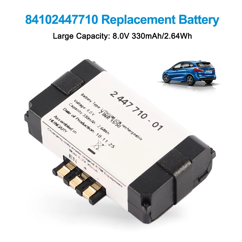 2447710-01 Portable TCB Car Emergency Battery for BMW Mini F56 X2 X3 X4 M F98 F20 F21 F22 F30 F31 F44 F45 F46 G20 G21 G30