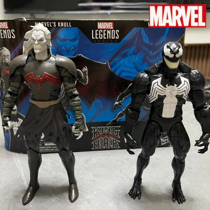 

Original Marvel Legends King In Black Knull & Venom-Wings Action Figure 2-Pack 60th Anniversary Collectible Model Doll Gift Toys