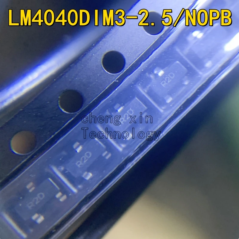 LM4040DIM3-2.5/NOPB 20PCS/LOT 50PCS silkscreen:R2D Voltage Reference Chip LM4040DIM3 SOT-23 New and Original