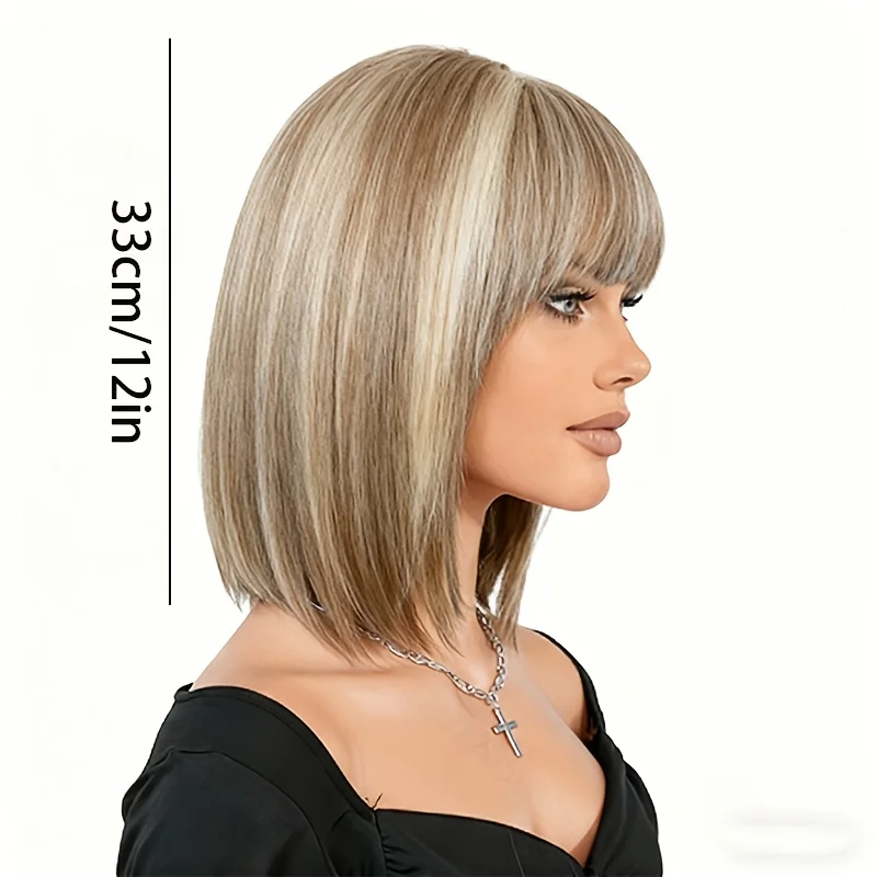 Synthetic Wigs for Women, Long Hair Lazy Hair Clips, Wig for Internet Celebrities, Black Straight Long Hair Half-Head Cap