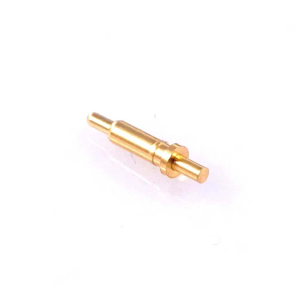 10pcs Spring-Loaded Pogo Pin 7.0 mm Height Flange 1.8 mm Diameter Tail 2.0mm Through Hole PCB Single Spring Header Male Contact