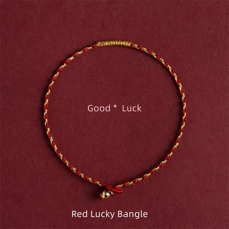 Handmade Red String Lucky Bracelet  Anklet  Women Men Protection Good Luck Braceles Bangles Drop Shipping