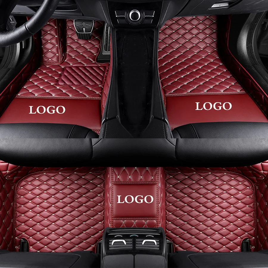 

BHUAN Custom Leather Car Mat For Alfa Romeo Giulia Stelvio 2017 Car Accessories Auto Accessories Car-Styling