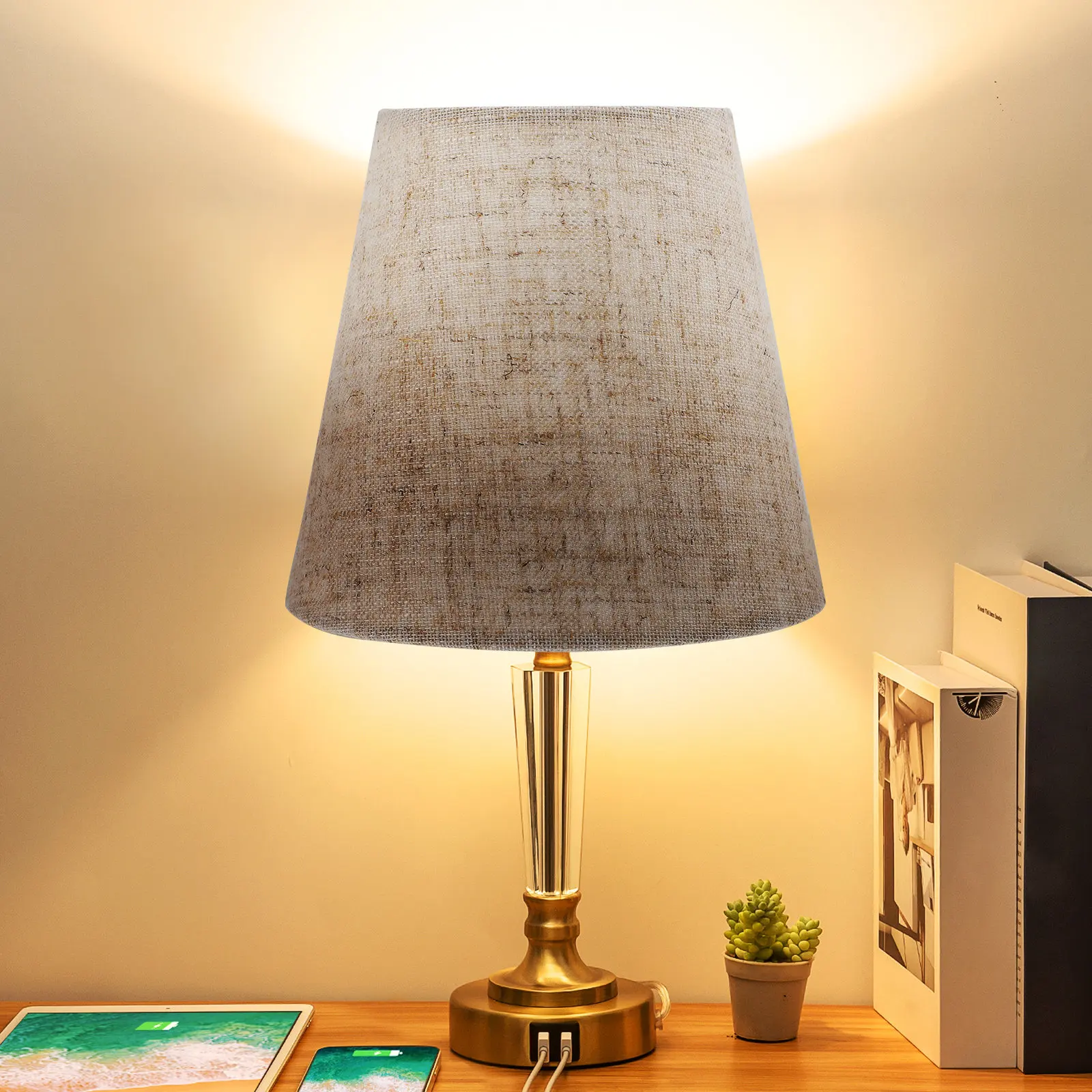 

6Pcs Fabric Lamp Shade Linen Hanging Lampshade for Chandelier Ceiling Light Fixture Decorative Warm Light Diffuser Bedroom
