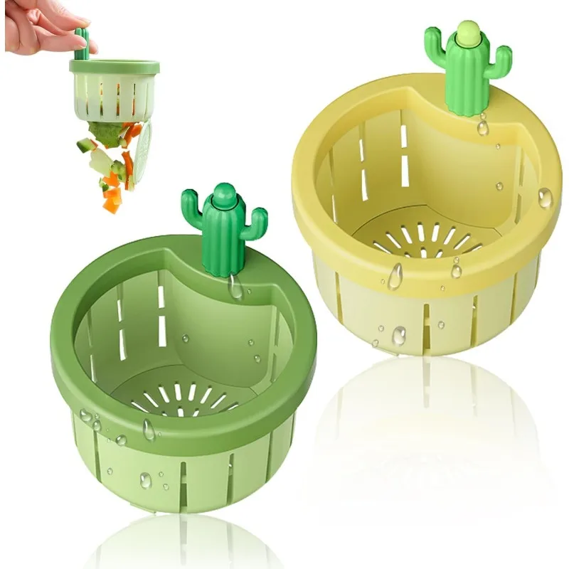 Cactus Sink Filter Screen Kitchen Anti Clogging Sink Vegetable Washing Basin Sewer Filter Basket Kitchen Waste Filter Screen NEW