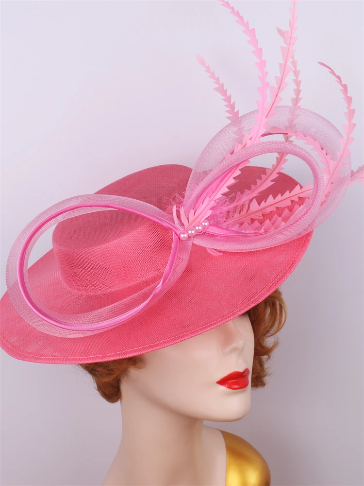 

Pink Hair Fascinator Pillbox Cap Women Formal Event Derby Headpiece Ladies Eleagnt Mariage Millinery Cap Fashion Fascinator Hat